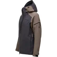 Peak Performance - Veste de ski imperméable et coupe-vent - M Insulated 2L Ski Jacket Terrain Tan Motion Grey - Taille XL - Noir