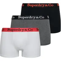 Superdry Boxers anthracite / rouge / noir / blanc