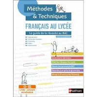Nathan Français (M et T) Le guide de la réussite au BAC - Classes des lycées - Livre + licence élève