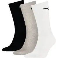 Puma Chaussettes de sport gris / noir / blanc