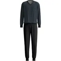 Calida Pyjama long 'Relax Streamline' noir