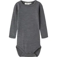 Lil´ Atelier Barboteuse / body gris chiné