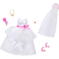 Barbie Clothes Bridal Fashion Pack pour Doll le jour du mariage 1 tenue avec accessoires pour un look complet