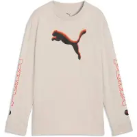 Puma T-Shirt 'STREET' beige / orange / noir