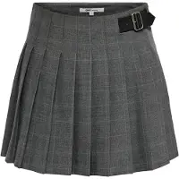 ONLY Jupe 'ONLCath-Enia' anthracite / blanc