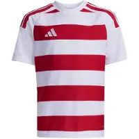 Adidas Hooped 26 Short Sleeve T-shirt Rouge,Blanc 5-6 Years Enfants