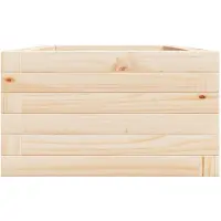 vidaXL Jardinière 40x40x23 cm bois de pin massif