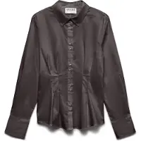Vero Moda Chemisier 'AWCelia' chocolat