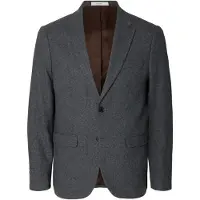 Selected Veste de costume 'SLHREED' gris / gris foncé