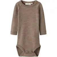 Lil´ Atelier Barboteuse / body marron chiné