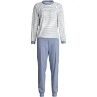 Calida Pyjama 'Flower Nights' bleu fumé
