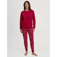 Calida Pyjama 'Family & Friends' lie de vin