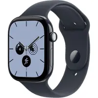 Apple Watch Series 12 Cellular 46 mm Céramique Bleu Nuit Bracelet Sport S/M