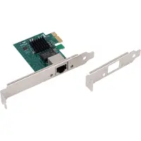 Lanberg Karta Sieciowa Pci Express X1 1x Rj45 2.5gb śledź Low Profile (Ethernet, Mini PCI Express), Carte réseau, Argent, Vert