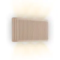 Briloner Lampe murale sans fil 17,5x9x4,5 cm rectangulaire 1 W 150 lm 2700 K blanc chaud intensité variable beige - Applique murale pour salon chambre couloir