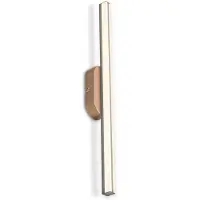 Briloner - Applique murale LED intérieure, lumière blanche chaude, 60 cm, anthracite-bronze, finition métallique