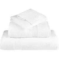 vidaXL Serviettes de toilette premium SOLUND 2 pièces Blanc 30 x 30 cm 600 g/m²