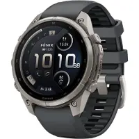 Garmin fēnix 9 Pro 3,56 cm (1.4") AMOLED 47 mm Numérique 454 x 454 pixels Écran tactile Titane Wifi GPS (satellite)