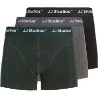 Jack & Jones Boxers 'JACSOHO' gris chiné / sapin / noir / blanc