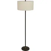BELID Soft Floor Lamp Linen White|Metallic Bronze