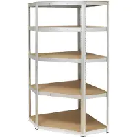 Toolcraft Module d'angle de rayonnage de stockage