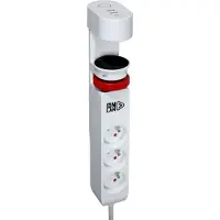 Onlan Multiprise de bureau Smart Socket Blanc