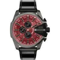 Diesel Montre digitale gris / lie de vin / noir