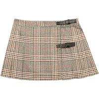 Superdry Jupe Courte Athletic Essentials Check Pleated
