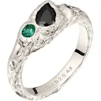 Elli Bague vert / noir / argent