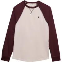 Superdry T-Shirt bordeaux / blanc naturel