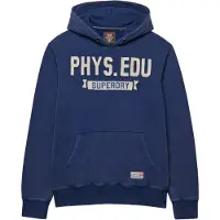 Superdry Sweat-shirt 'Track' écru / marine