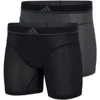 Adidas Boxers ' Active Micro Vent ' gris foncé / noir