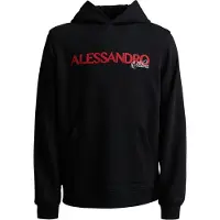Alessandro Zavetti Sweat de sport rouge / noir