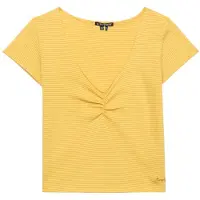 Superdry Femme Top Athletic Essentials Coupe Ajustée Yellow Taille: 42