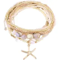 IZIA Bracelet beige / mélange de couleurs