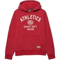 Superdry Sweat-shirt 'Track' rouge / blanc cassé