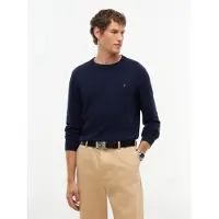 Tommy Hilfiger Ceinture 'Flag Plaque' noir / argent