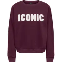 ONLY Sweat-shirt cyclamen / blanc