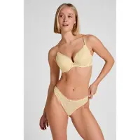 Hunkemoller String 'Marine' jaune pastel