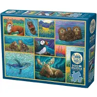 Cobble Hill Puzzle Pièces XXL - Animaux de l'Alaska - Random Cut - 500 à 999 pièces