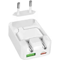 SBS Chargeur mural Flexy 65 W avec prise pliable