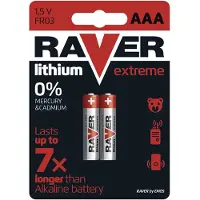 Emos BATERIE Lithiová baterie RAVER 2x AAA
