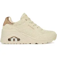 SKECHERS Baskets basses mastic / blanc naturel