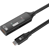 PremiumCord Répéteur USB-C + câble USB-C, 10 m (10 m, USB 3.2 Gen 2)