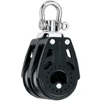 Harken Poulie Double Pivotante Pour Câble 40 Mm