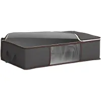 vidaXL : Boîtes de rangement avec fenêtre transparente sur le côté, lot de 2, 50,4 L
