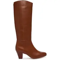 Ralph Lauren pour femme. 802P15714002 Bottes en cuir Emrsyn Tl marron (37), 3 à 5 cm, Aucun, Casuel