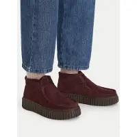 Clarks Shoes Bottines à lacets bourgogne