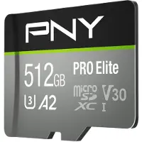 PNY MicroSDHC Pro Elite 512 Go 100 Mo/s