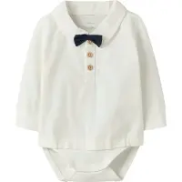 Name it Barboteuse / body 'NBMNOLLER' bleu marine / blanc cassé